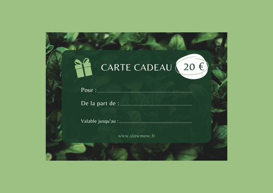 Carte Cadeau SlowMow